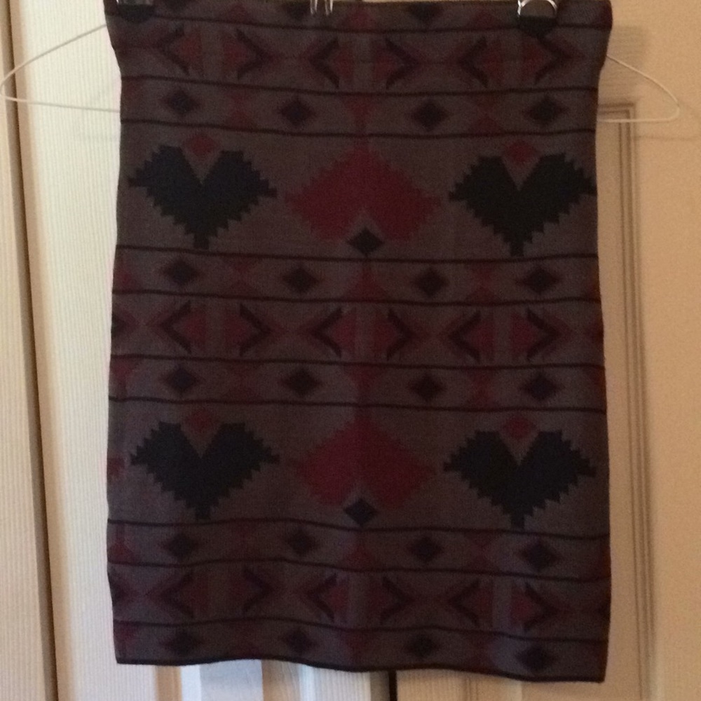 Knit cotton skirt